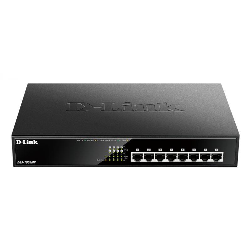 d-link-dgs-1008mp-no-administrado-gigabit-ethernet-10-100-1000-energia-sobre-ethernet-poe-1u-negro