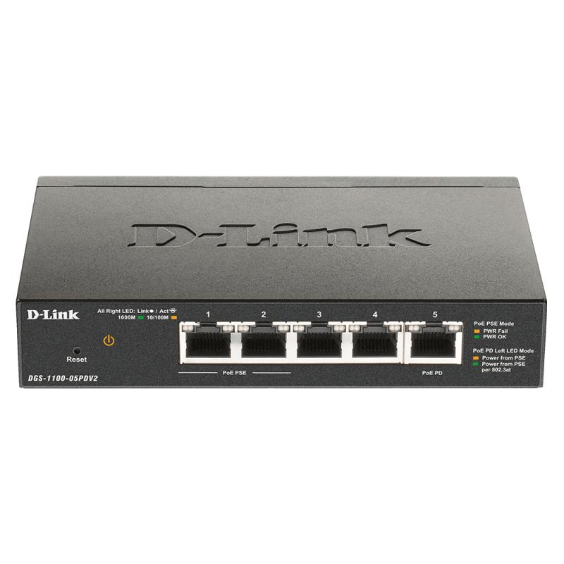 d-link-dgs-1100-05pdv2-gestionado-gigabit-ethernet-10-100-1000-energia-sobre-ethernet-poe-negro