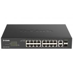 D-Link DGS-1100-18PV2 switch Gestionado L2 Gigabit Ethernet (10/100/1000) Energía sobre Ethernet (PoE) 1U Negro