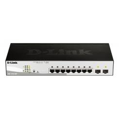 D-Link DGS-1210-08P Gestionado L2/L3 Gigabit Ethernet (10/100/1000) Energía sobre Ethernet (PoE) Negro