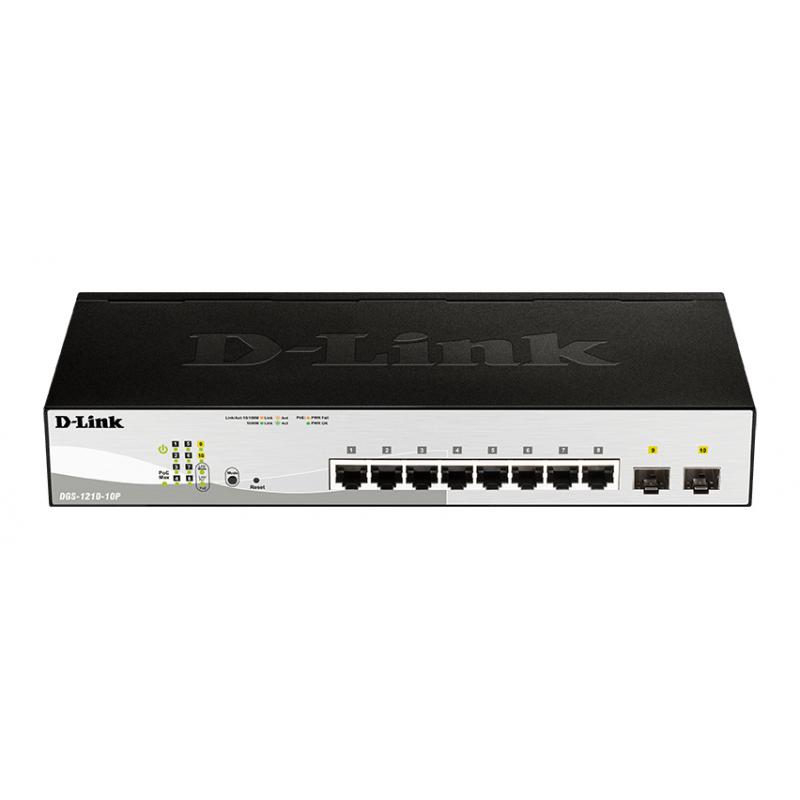 d-link-dgs-1210-10p-gestionado-l2-gigabit-ethernet-10-100-1000-energia-sobre-ethernet-poe-1u-negro
