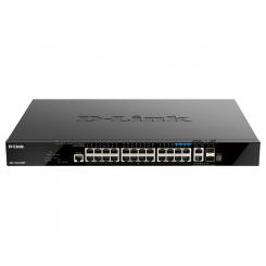 D-Link DGS-1520-28MP Gestionado L3 Gigabit Ethernet (10/100/1000) Energía sobre Ethernet (PoE) 1U Negro