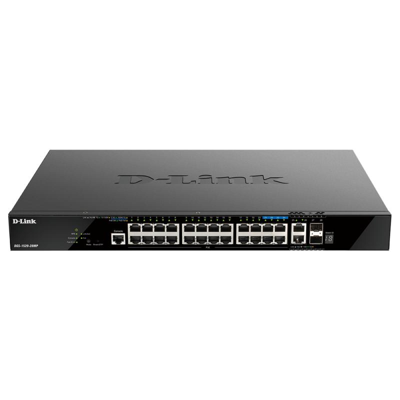 d-link-dgs-1520-28mp-gestionado-l3-gigabit-ethernet-10-100-1000-energia-sobre-ethernet-poe-1u-negro