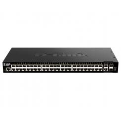 D-Link DGS-1520-52 Gestionado L3 10G Ethernet (100/1000/10000) 1U Negro