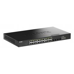 D-Link DGS-1530-28P/E switch Gestionado L2 Gigabit Ethernet (10/100/1000) Energía sobre Ethernet (PoE) Negro
