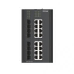 D-Link DIS-310G-24X switch Gestionado L2/L3 Gigabit Ethernet (10/100/1000) DIN rail Negro