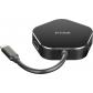 d-link-dub-m420-alambrico-thunderbolt-3-aluminio-negro