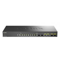 D-Link DXS-1210-12TC Gestionado L2/L3 10G Ethernet (100/1000/10000) 1U Negro, Plata