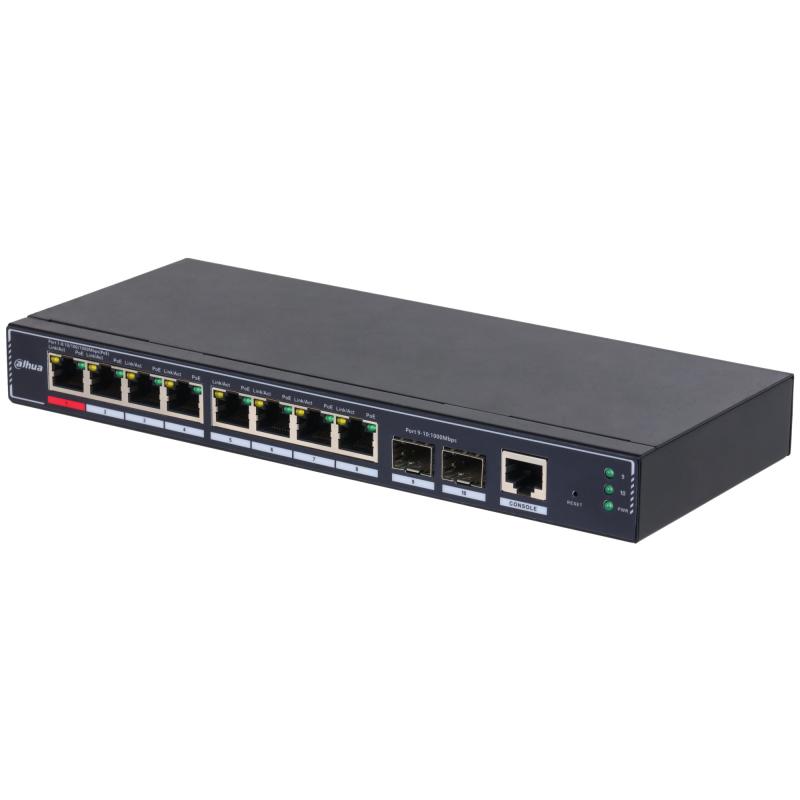 dahua-technology-poe-sg4010p-2f-gestionado-l2-gigabit-ethernet-10-100-1000-energia-sobre-ethernet-poe-negro