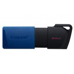 Kingston Technology DataTraveler Exodia M unidad flash USB 64 GB USB tipo A 3.2 Gen 1 (3.1 Gen 1) Negro, Azul