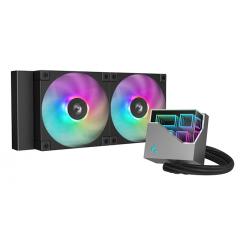 DeepCool LT240 Procesador Sistema de refrigeración líquida todo en uno 12 cm Negro 1 pieza(s)