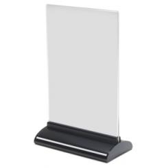 Deflect-O Expositor Sobremesa Deflect-O Contour En Forma De T A5 Vertical Cristal