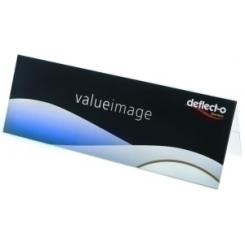 Deflect-O Porta-Nombres Mesa Deflect-O A5 Pvc Flexible Horizontal