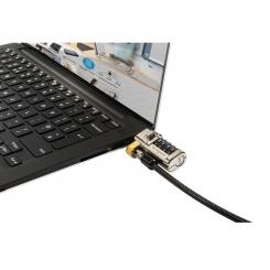 DELL 461-AAEU cable antirrobo Negro, Acero inoxidable 1,8 m