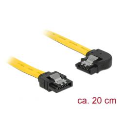 DeLOCK 83958 cable de SATA 0,2 m SATA 7-pin Negro, Amarillo