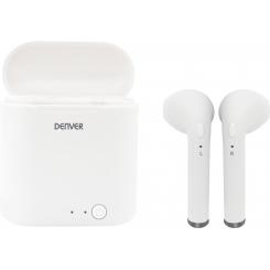 Denver TWQ-40P auricular y casco Auriculares Dentro de oído Llamadas/Música MicroUSB Bluetooth Blanco