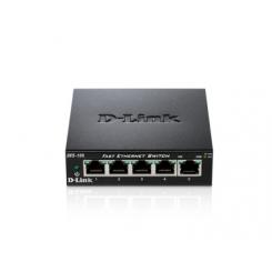 D-Link DES-105 switch No administrado Negro