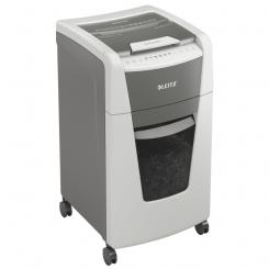LEITZ Destructora IQ Auto+ Office 300 P4, autoalimentación, blanca
