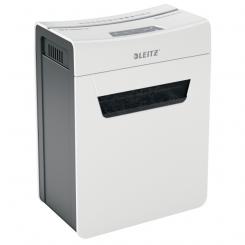LEITZ Destructora personal IQ Protect 8 P4, blanco/plata