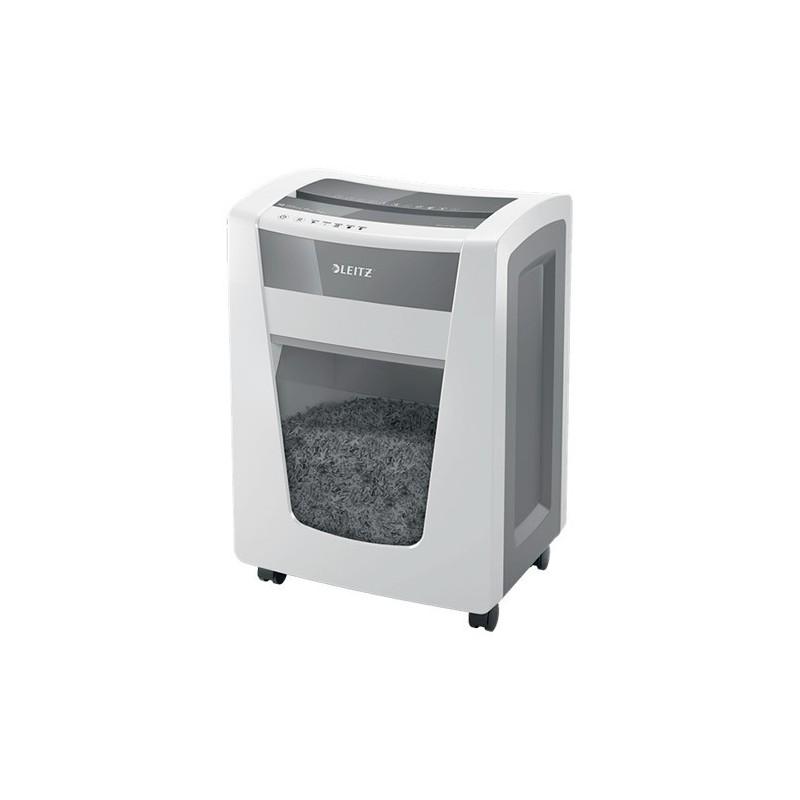Destructora LEITZ IQ Office Pro P5+, blanco/plata