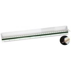 Dfh Escalimetro Triangular Escolar 30 Cm