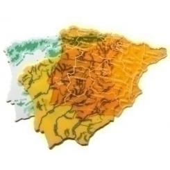 Dfh Plantillas 3 Mapas España Grande Colores