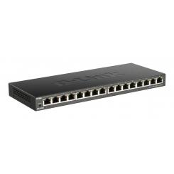 D-Link DGS-1016S switch No administrado Gigabit Ethernet (10/100/1000) Negro