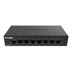 D-Link DGS-108GL No administrado Gigabit Ethernet (10/100/1000) Negro