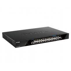 D-Link DGS-1520-28MP switch Gestionado L3 Gigabit Ethernet (10/100/1000) Energía sobre Ethernet (PoE) 1U Negro