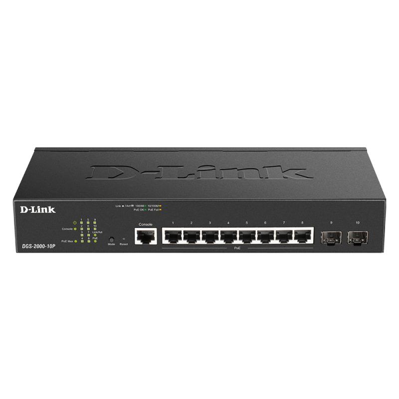 dgs-2000-10p-switch-gestionado-l2-l3-gigabit-ethernet-10-100-1000-energia-sobre-ethernet-poe-1u-negro