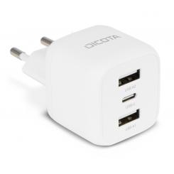 DICOTA D32069 cargador de dispositivo móvil Portátil, Smartphone Blanco Corriente alterna Carga rápida Interior