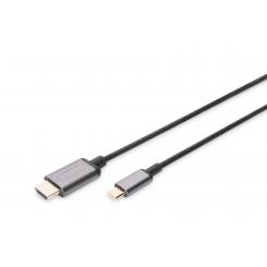 Digitus Cable adaptador de vídeo USB-C - HDMI, UHD 4K / 30 Hz