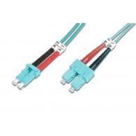 Digitus Cable de conexión de fibra óptica multimode OM 3, LC/SC