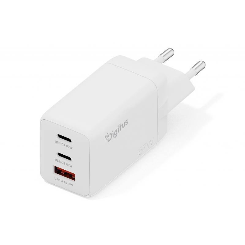digitus-cargador-usb-gan-67w-2x-usb-c-1x-usb-a