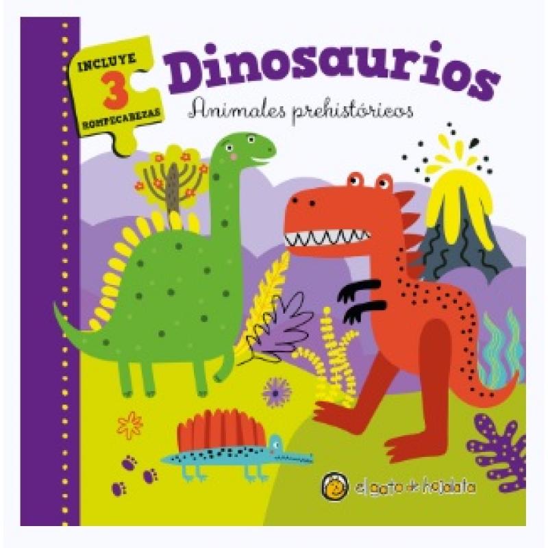 Dinosaurios: Animales prehistóricos (Libro+puzzle) (Ed. Gato de Hojalata)