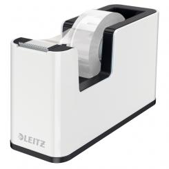 Dispensador de cinta adhesiva LEITZ WOW DUAL, negro/blanco