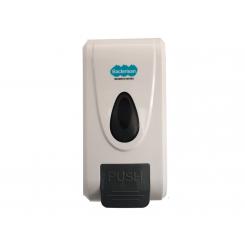 Dispensador Para Gel Y Jabon Bacterisan Para Pared Manual Capacidad 800 ml Color Blanco 120X110X240 mm