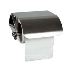 Dispensador Q-CONNECT de papel higienico acero inoxidable 122x98x45 mm