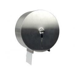 Dispensador Q-CONNECT de papel higienico jumbo acero inoxidable 115x254x265 mm