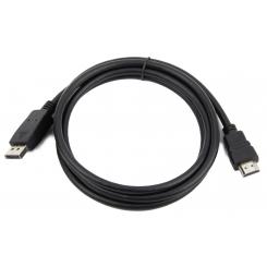 Gembird DisplayPort - HDMI, 3m HDMI tipo A (Estándar) Negro