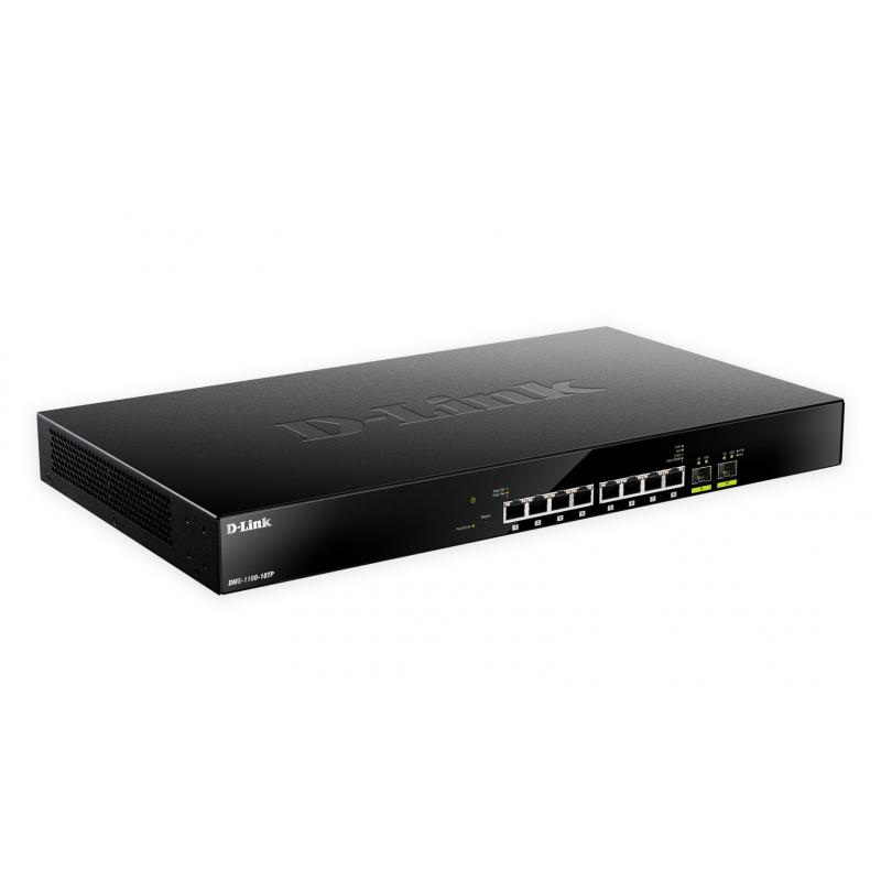 dms-1100-10tp-switch-gestionado-l2-25g-ethernet-100-1000-2500-energia-sobre-ethernet-poe-1u-negro