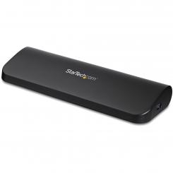StarTech.com Docking Station USB 3.0 de 2 Monitores para Portátil - HDMI/DVI/VGA - Hub Ladrón 3x USB-A - GbE - Audio - Replicador de Puertos Universal USB-A - Win/macOS/ChromeOS - TAA