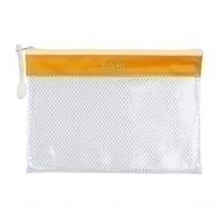 Dohe Dossier Sobre Dohe Cremallera A5 Pvc Blanco/Amarillo