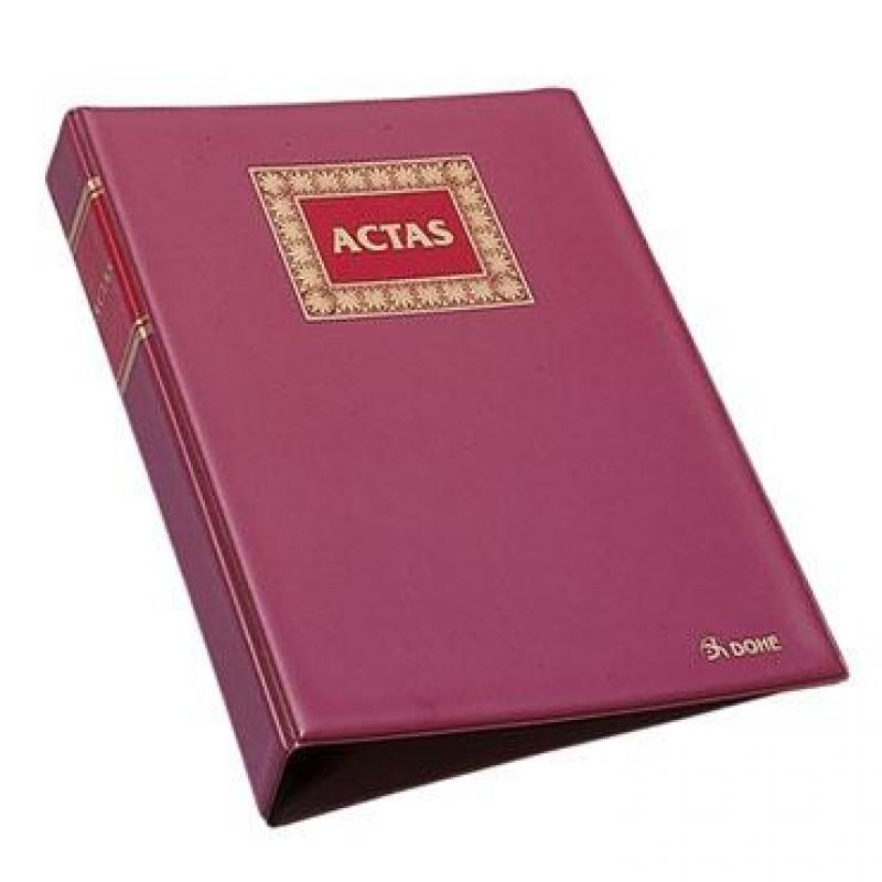 Dohe Libro Actas Recambiables Folio Natural 100 Hojas