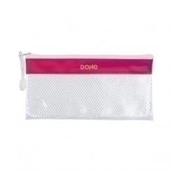 Dohe Portatodo Dohe Cremallera Apaisado Pvc Blanco/Rosa