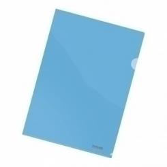 Dosier Angulo Recto Dohe Pp Cristal 120µ A4 Azul Paquete De 10