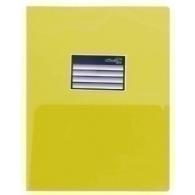 Dosier Con Doble Bolsa Office Box Pp A4 Con Tarjetero Amarillo