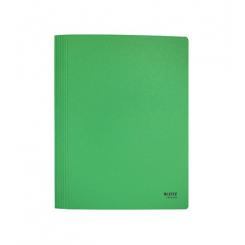 Dosier fástener de cartón LEITZ Recycle con mecanismo metálico. 100% reciclable. DIN A4, verde