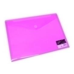 Dosier Sobre Databank Pp Velcro A4 Rosa