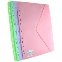 Dosier Sobre Office Box Pp V-Lock A4+ Blush Multitaladro Surtido (4 Col.)